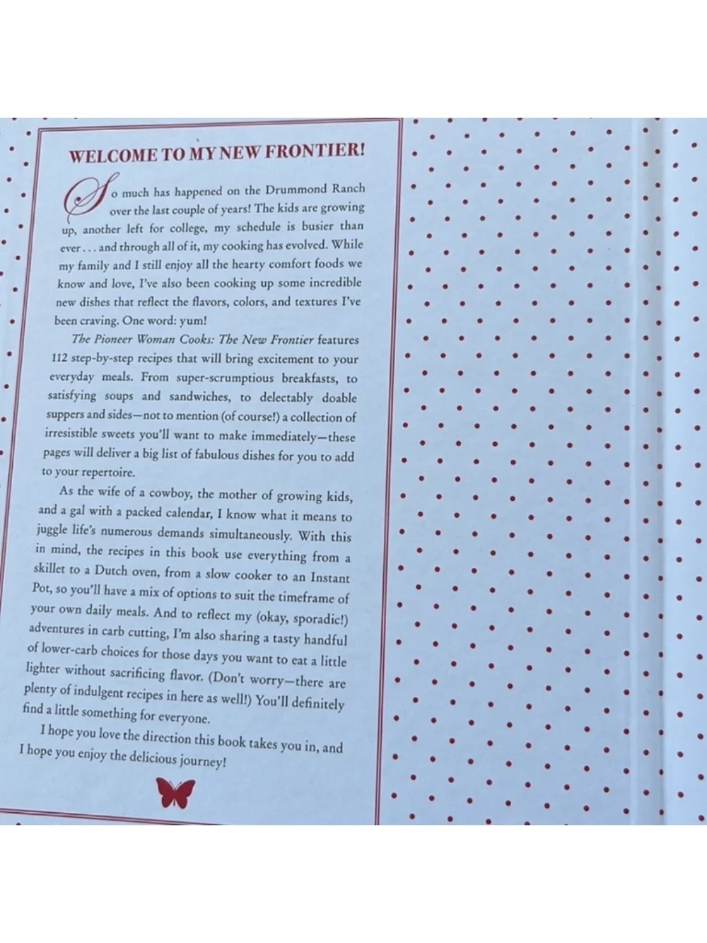 The Pioneer Woman Cooks The New Frontier by Ree Drummond Hardcover Book EXC!